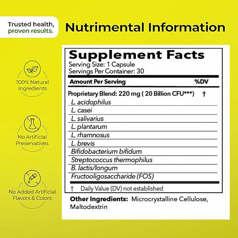 Probiotics | 30 Capsules