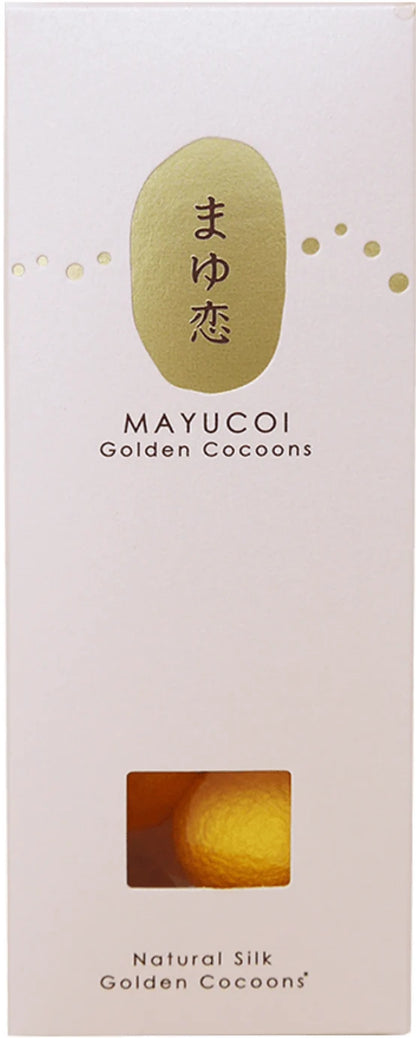 Mayucoi Golden Cocoons – Natural Silk Facial Exfoliator (Box of 8)