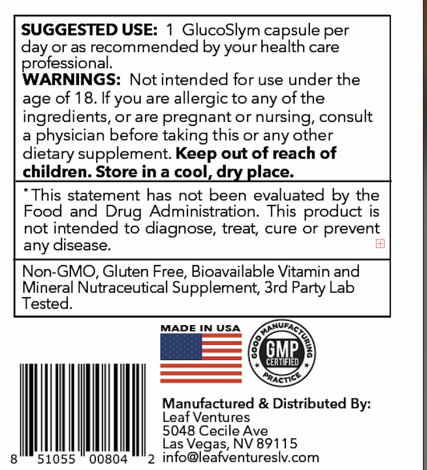 Supplement label with text, warnings, and certification logos on a white background