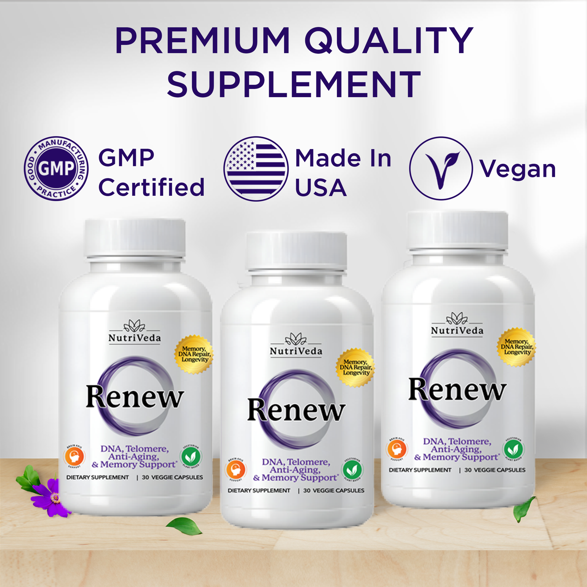 Renew NAD+| 30 Capsules